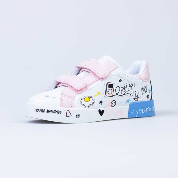 Основное изображение 334032-72 белый-розовый